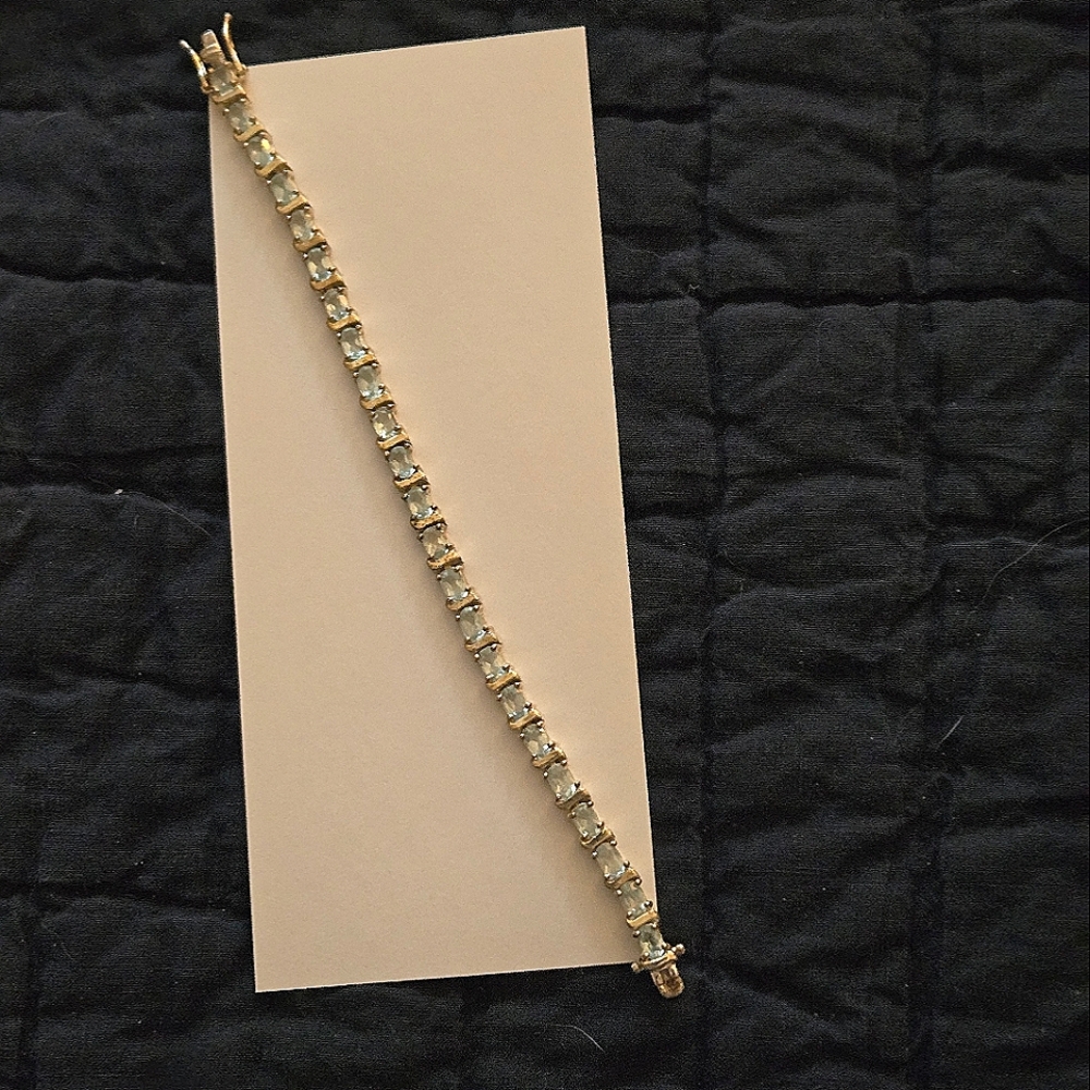 Aquamarine bracelet